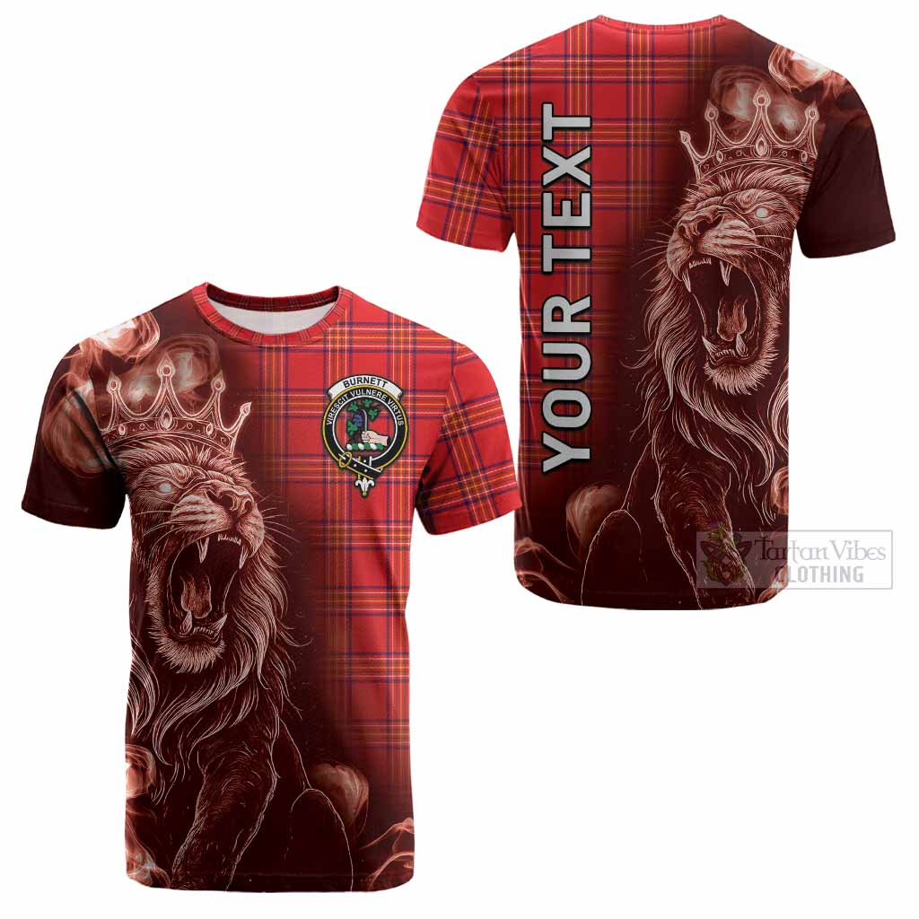 Burnett Tartan Cotton T-shirt Roaring Lion Heritage