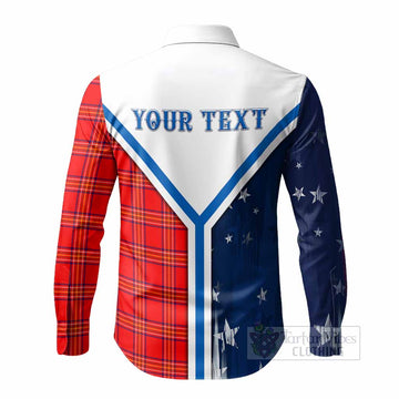 Burnett Tartan Crest Long Sleeve Button Shirts Scottish-American Heritage