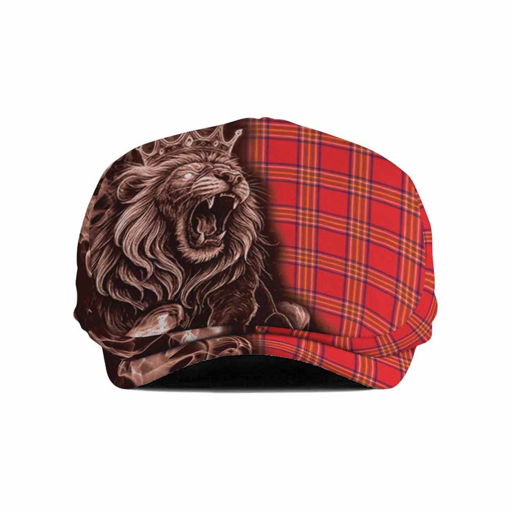 Burnett Tartan Flat Cap, Jeff Cap Roaring Lion Heritage
