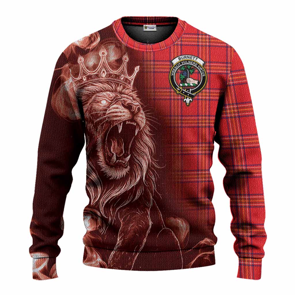 Burnett Tartan Knitted Sweater Roaring Lion Heritage