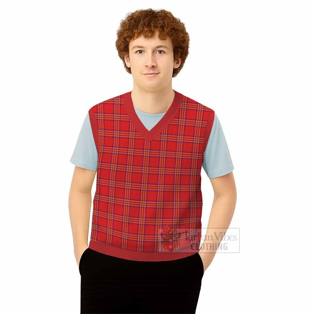 Burnett Tartan Knitted V-Neck Vest - Tartan Vibes Clothing