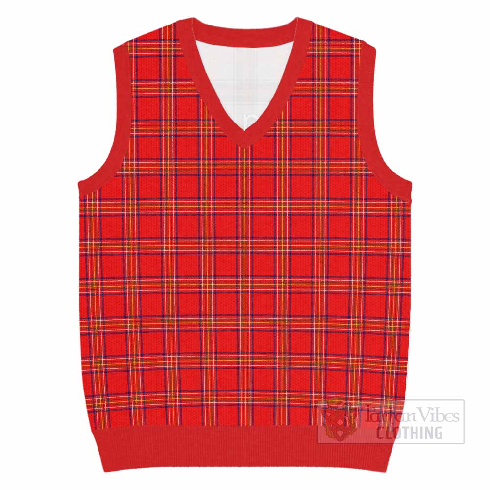 Burnett Tartan Knitted V-Neck Vest - Tartan Vibes Clothing