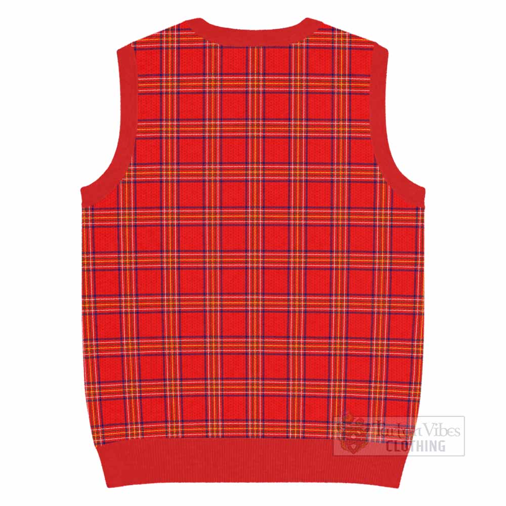 Burnett Tartan Knitted V-Neck Vest - Tartan Vibes Clothing