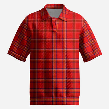 Burnett Tartan Men’s Polo Sweater Top
