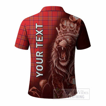 Burnett Tartan Polo Shirt Roaring Lion Heritage
