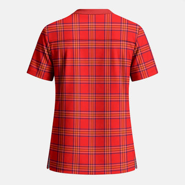 Burnett Tartan Scrub Top - Tartan Vibes Clothing