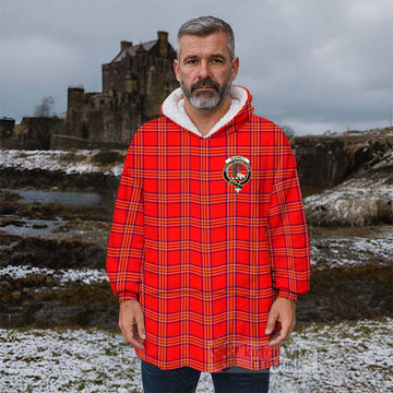 Burnett Tartan Wearable Blanket with Family Crest - Tartan Vibes Clothing