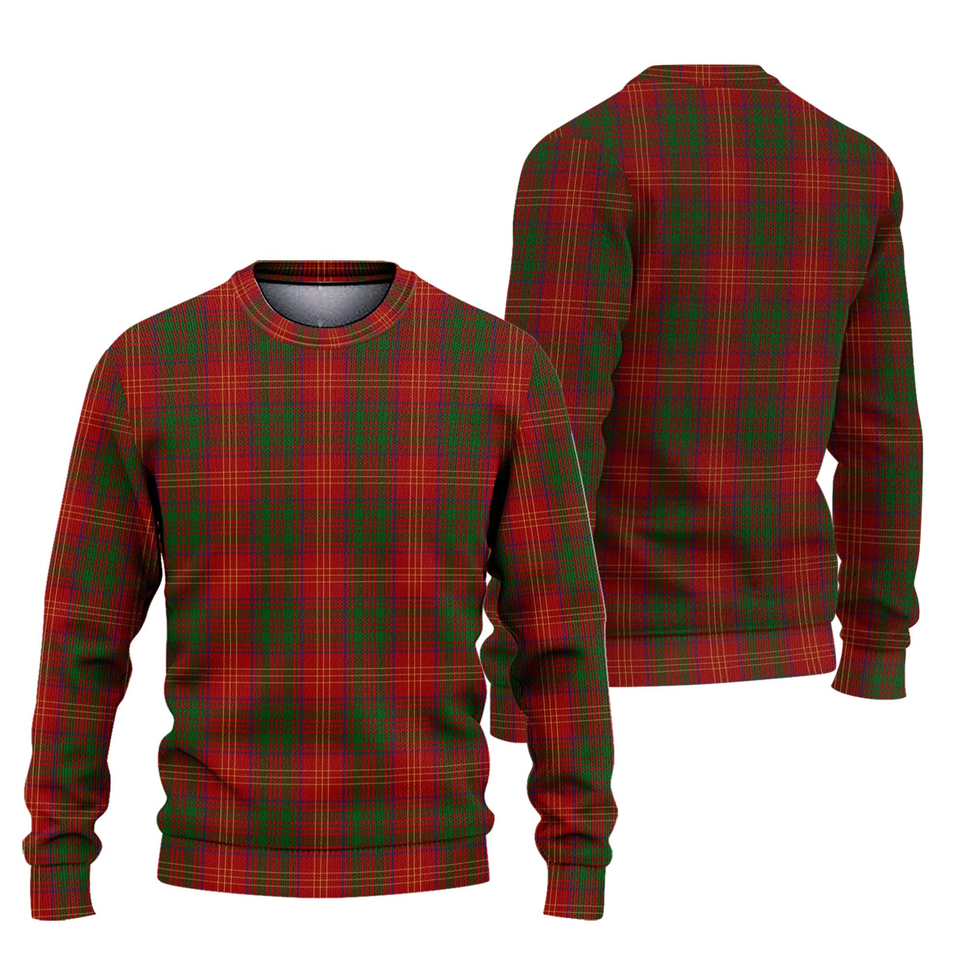 Burns Tartan Knitted Sweater Unisex - Tartanvibesclothing