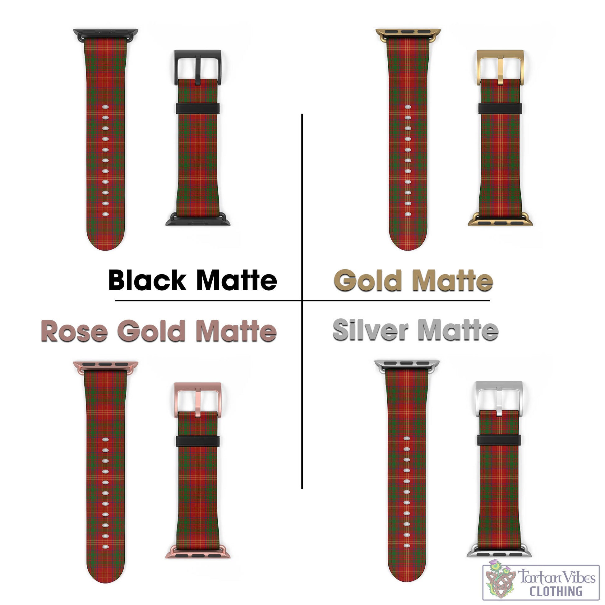 Tartan Vibes Clothing Burns Tartan Watch Band