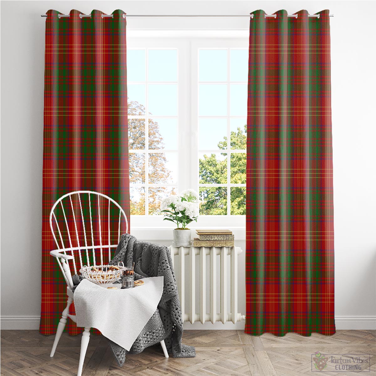 Burns Tartan Window Curtain