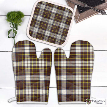 Burns Battalion Weathered Tartan Combo Oven Mitt & Pot-Holder Combo 1 Oven Mitt & 1 Pot-Holder White - Tartan Vibes Clothing