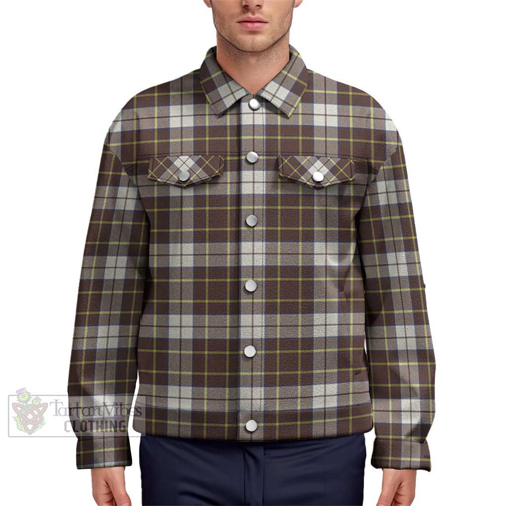 Burns Battalion Weathered Tartan Unisex Lapel Cotton Jacket Unisex - Tartan Vibes Clothing