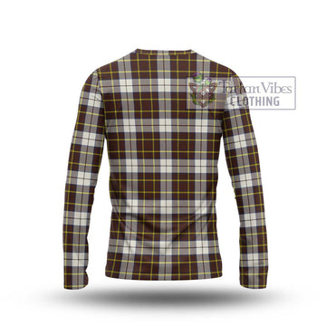 Burns Battalion Weathered Tartan Long Sleeve T-Shirt with Family Crest DNA In Me Style - Tartanvibesclothing Shop