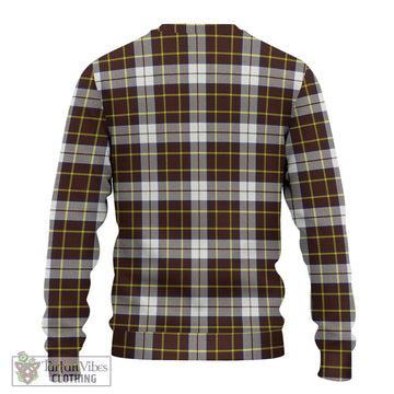 Burns Battalion Weathered Tartan Knitted Sweater with Family Crest DNA In Me Style - Tartanvibesclothing Shop
