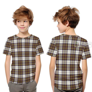 Burns Battalion Weathered Tartan Kid T-Shirt - Tartanvibesclothing Shop