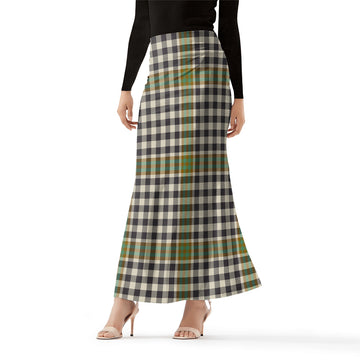 Burns Check Tartan Womens Full Length Skirt