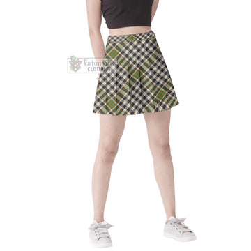 Burns Check Tartan Women's Plated Mini Skirt