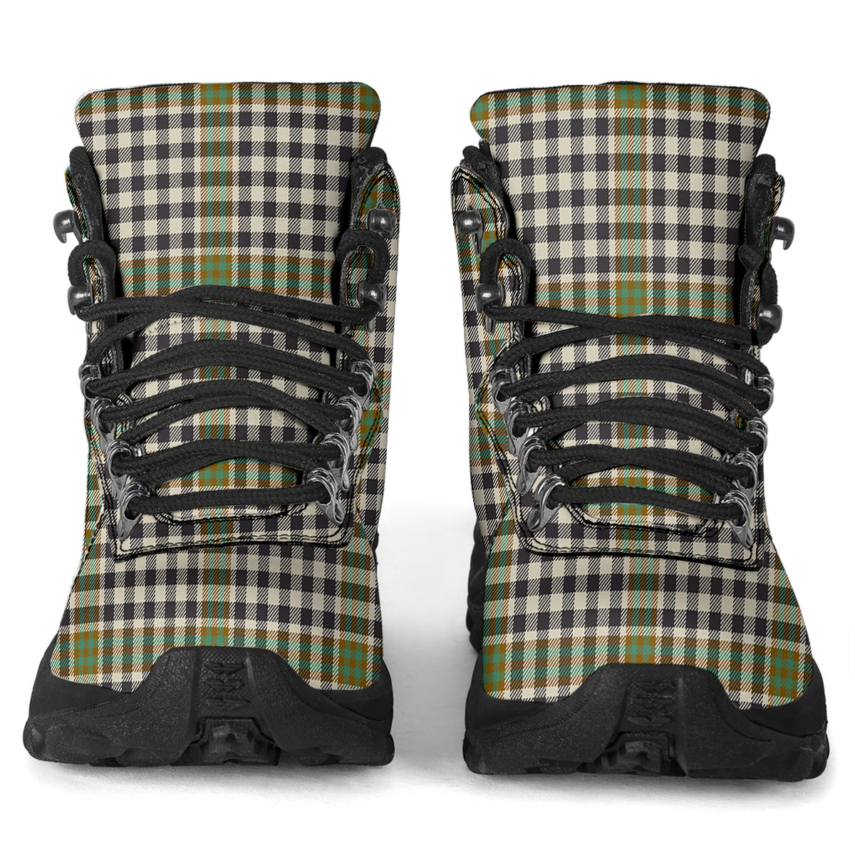 Burns Check Tartan Alpine Boots - Tartanvibesclothing