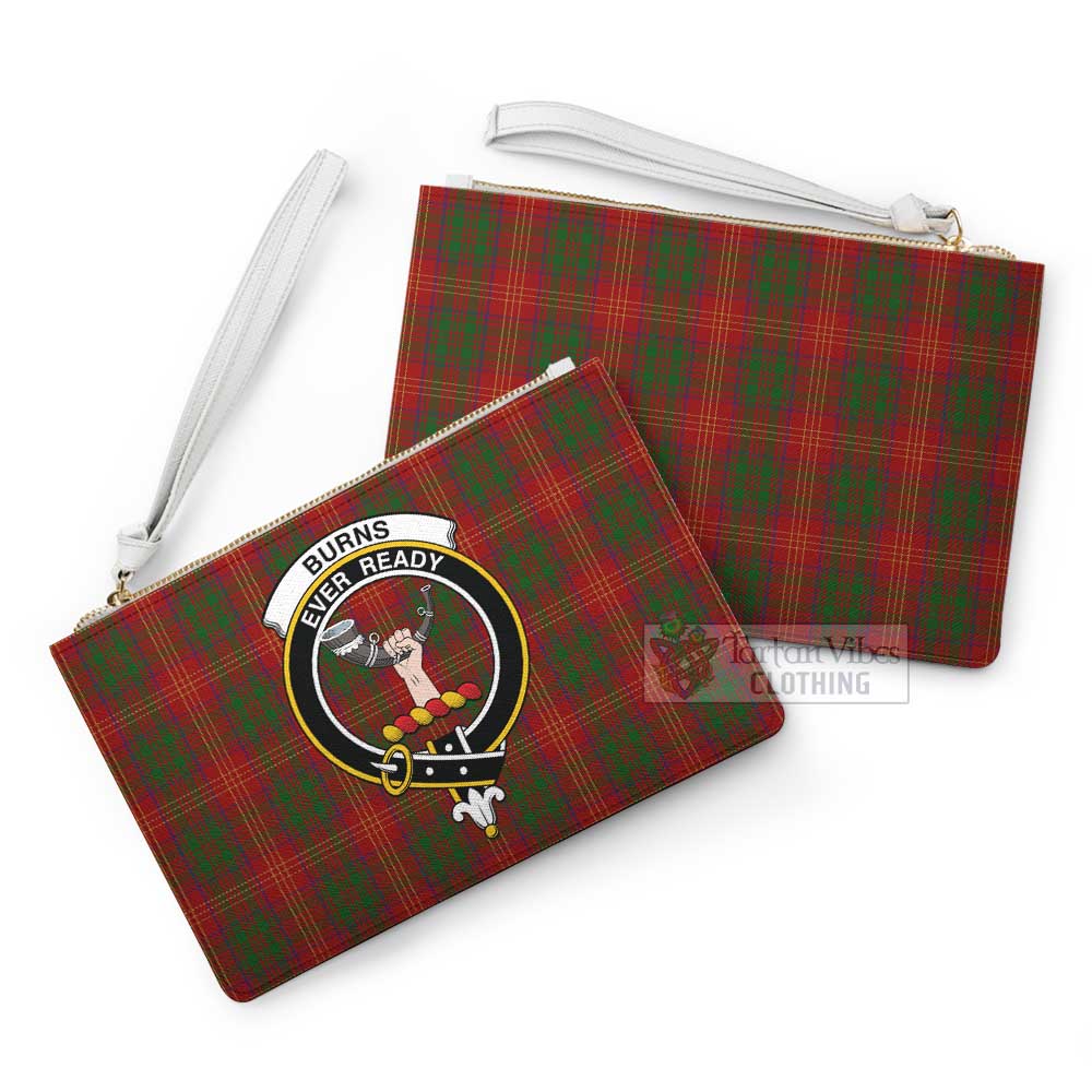 Tartan Vibes Clothing Burns Family Crest Tartan Clutch Bag