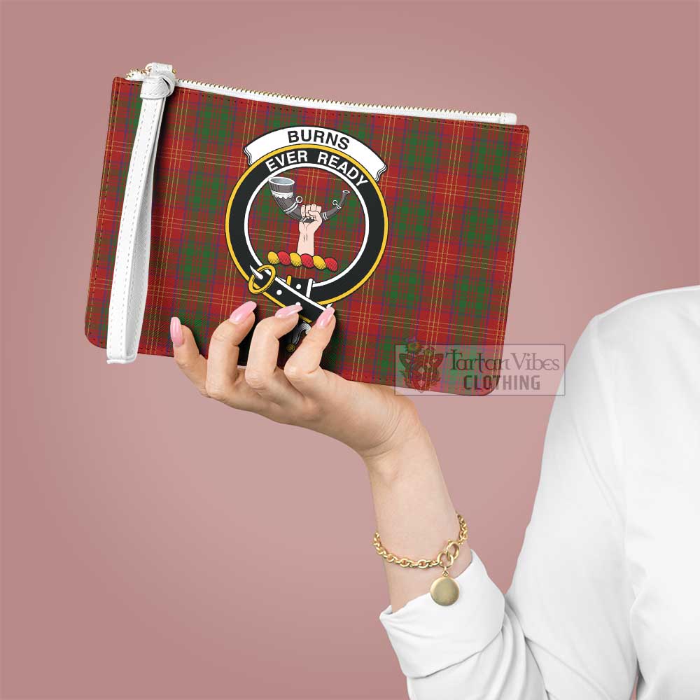 Tartan Vibes Clothing Burns Family Crest Tartan Clutch Bag