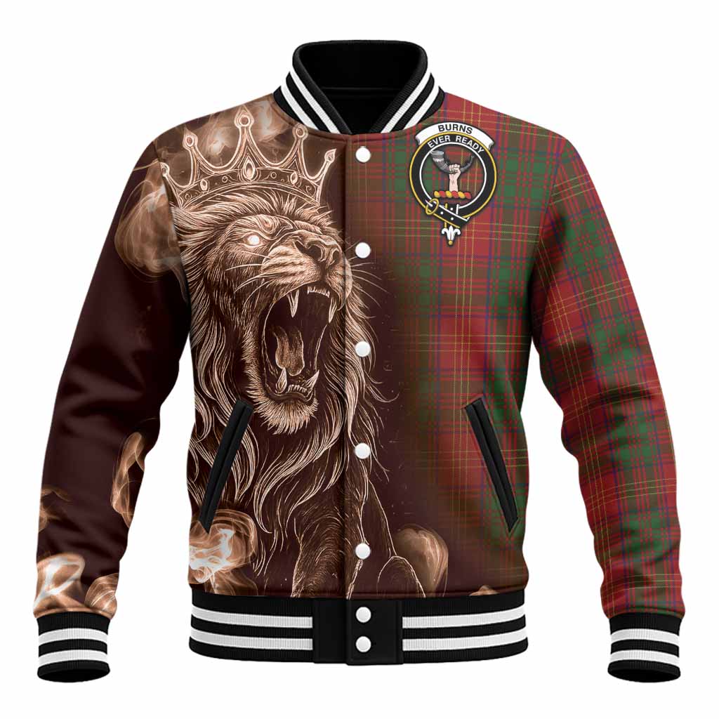 Burns Tartan Baseball Jacket Roaring Lion Heritage