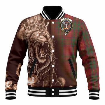 Burns Tartan Baseball Jacket Roaring Lion Heritage
