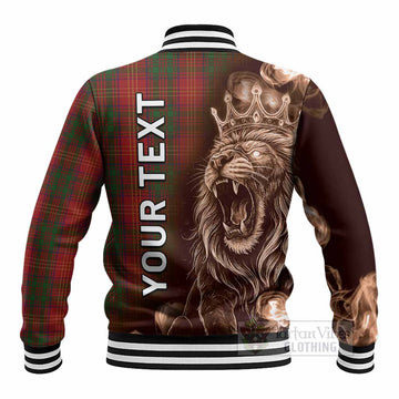 Burns Tartan Baseball Jacket Roaring Lion Heritage