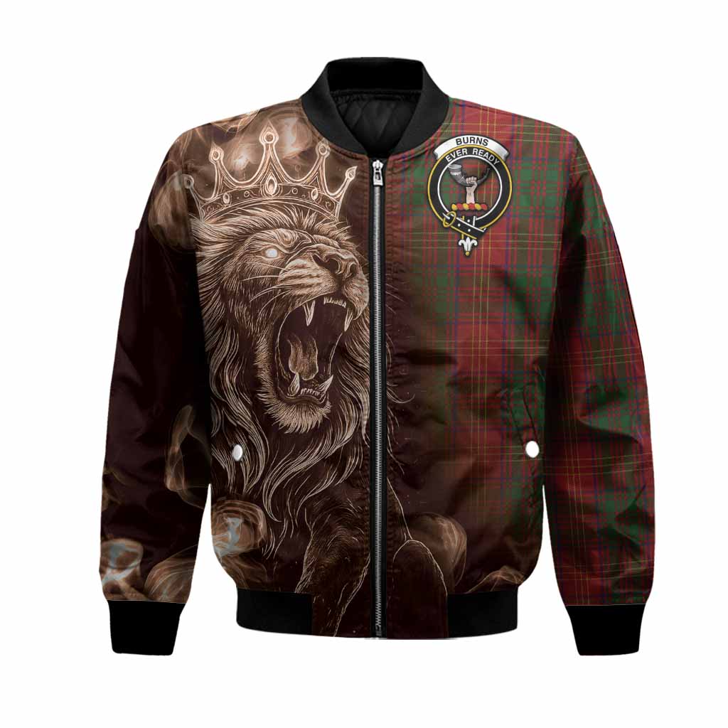 Burns Tartan Bomber Jacket Roaring Lion Heritage
