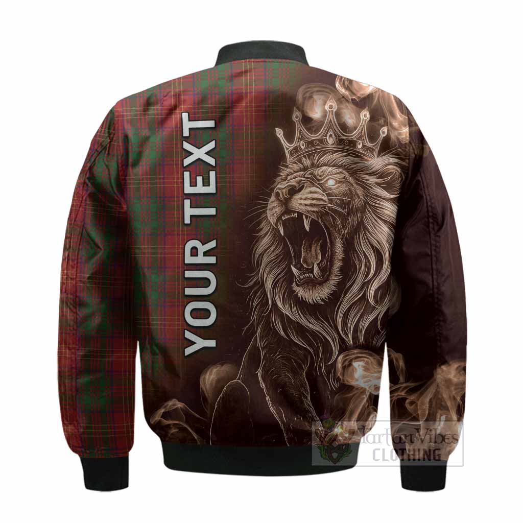 Burns Tartan Bomber Jacket Roaring Lion Heritage