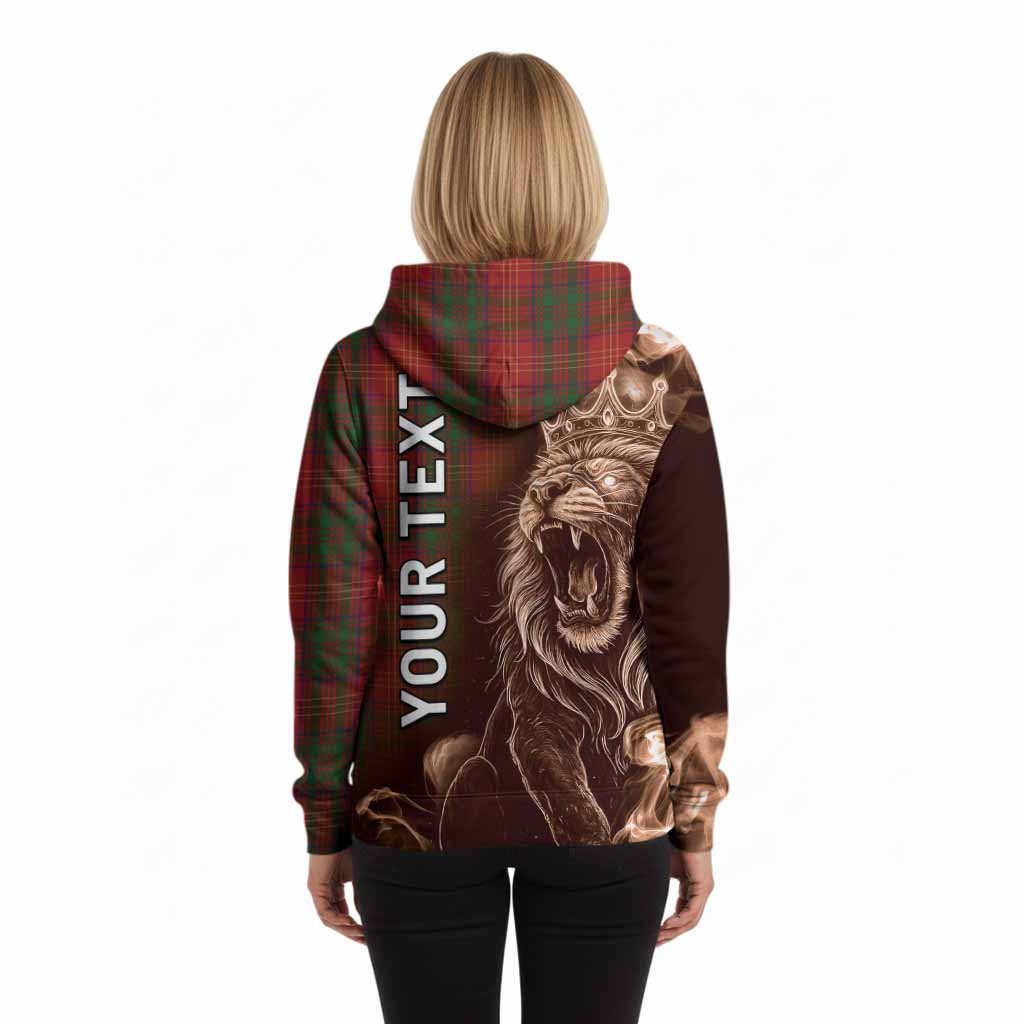 Burns Tartan Hoodie Roaring Lion Heritage