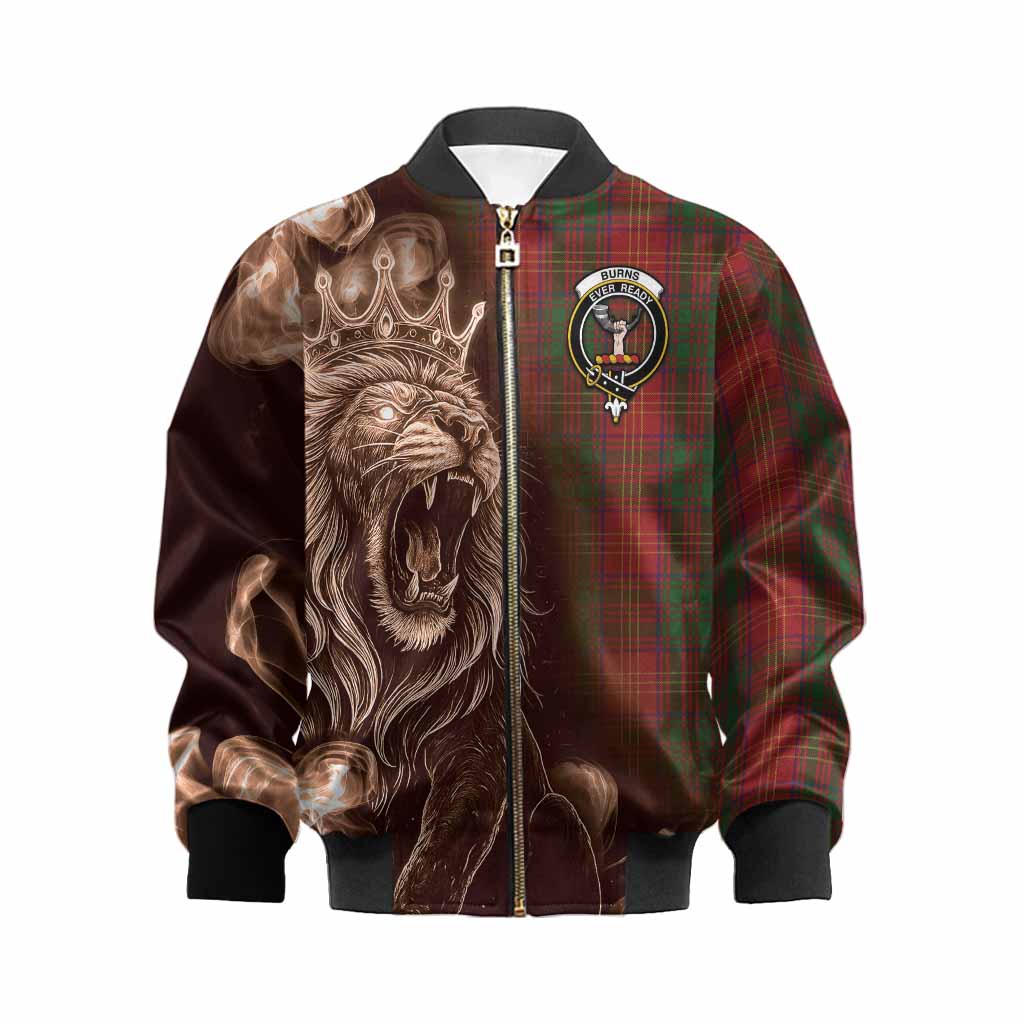 Burns Tartan Kid Bomber Jacket Roaring Lion Heritage
