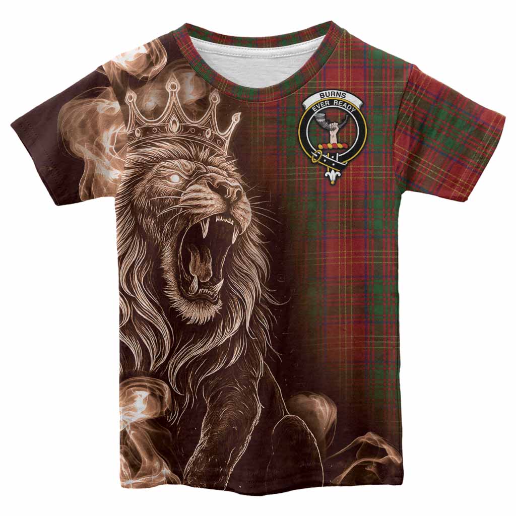 Burns Tartan Kid T-shirt Roaring Lion Heritage