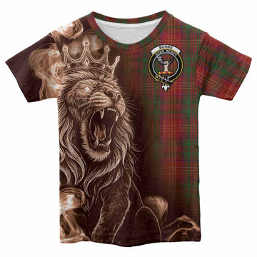 Burns Tartan Kid T-shirt Roaring Lion Heritage