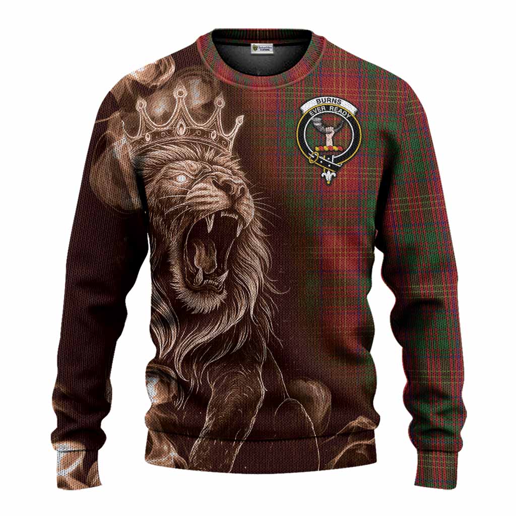 Burns Tartan Knitted Sweater Roaring Lion Heritage