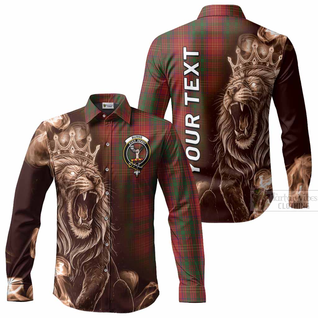 Burns Tartan Long Sleeve Button Shirts Roaring Lion Heritage
