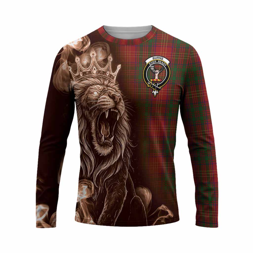 Burns Tartan Long Sleeve T-Shirt Roaring Lion Heritage