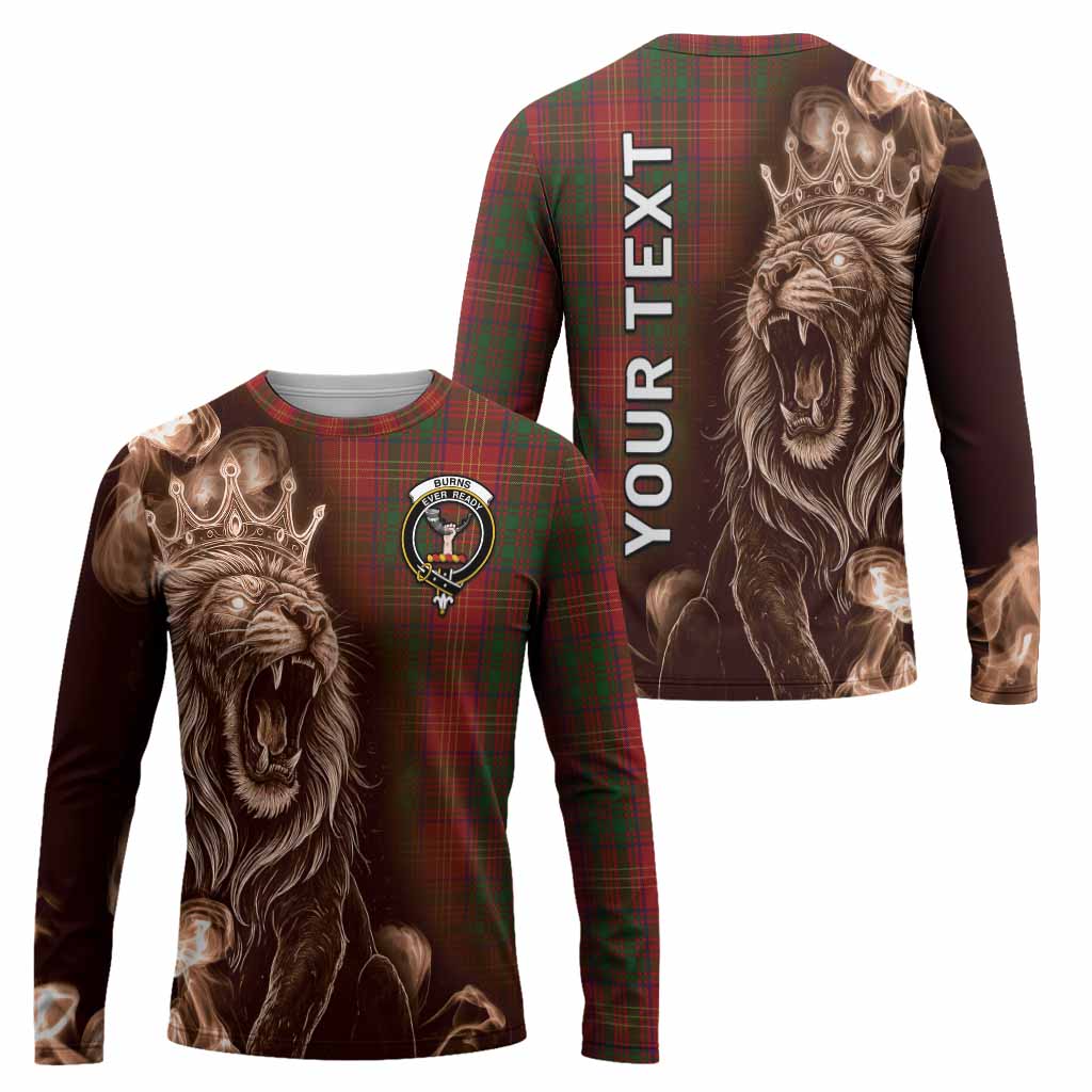 Burns Tartan Long Sleeve T-Shirt Roaring Lion Heritage