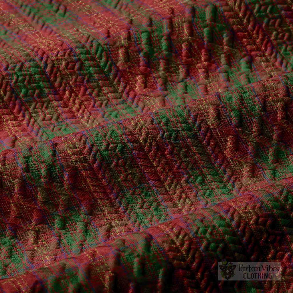 Burns Tartan Men’s Polo Sweater Top with Family Crest