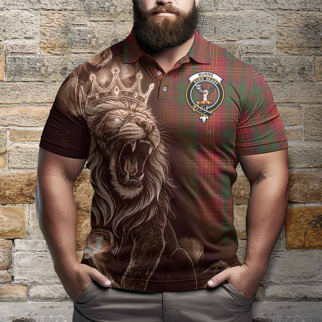Burns Tartan Polo Shirt Roaring Lion Heritage