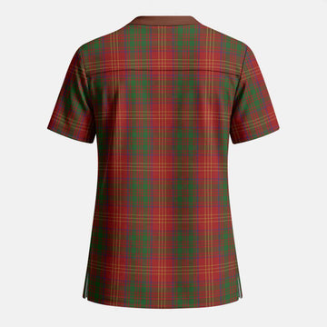 Burns Tartan Scrub Top - Tartan Vibes Clothing