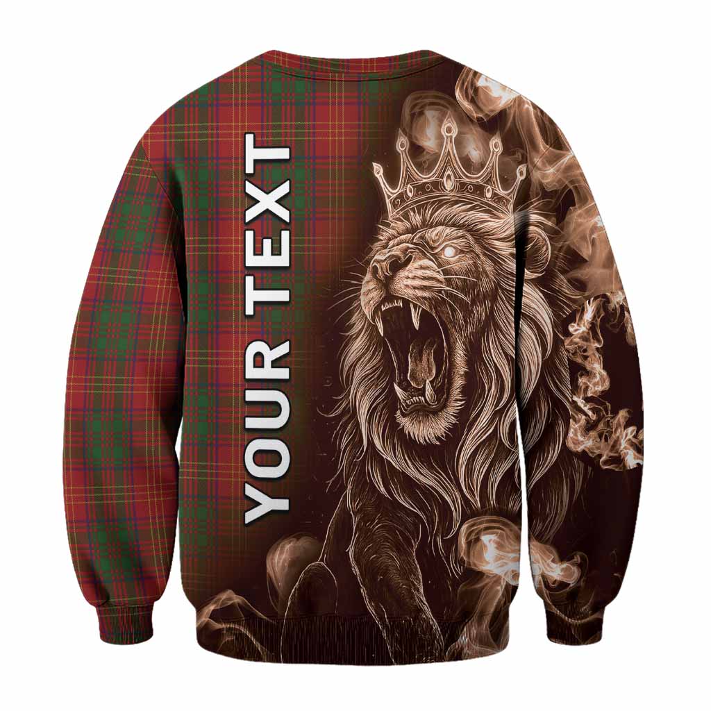 Burns Tartan Sweatshirt Roaring Lion Heritage