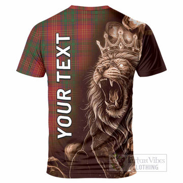 Burns Tartan T-Shirt Roaring Lion Heritage