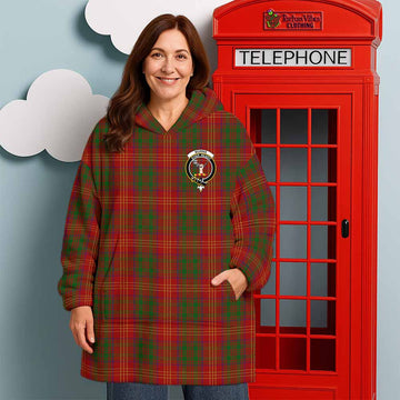 Burns Tartan Wearable Blanket with Family Crest - Tartan Vibes Clothing