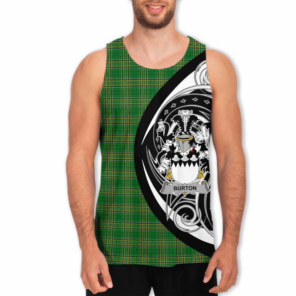 Burton Irish Clan Men's Tank Top Celtic Circle Style Men - Tartan Vibes Clothing