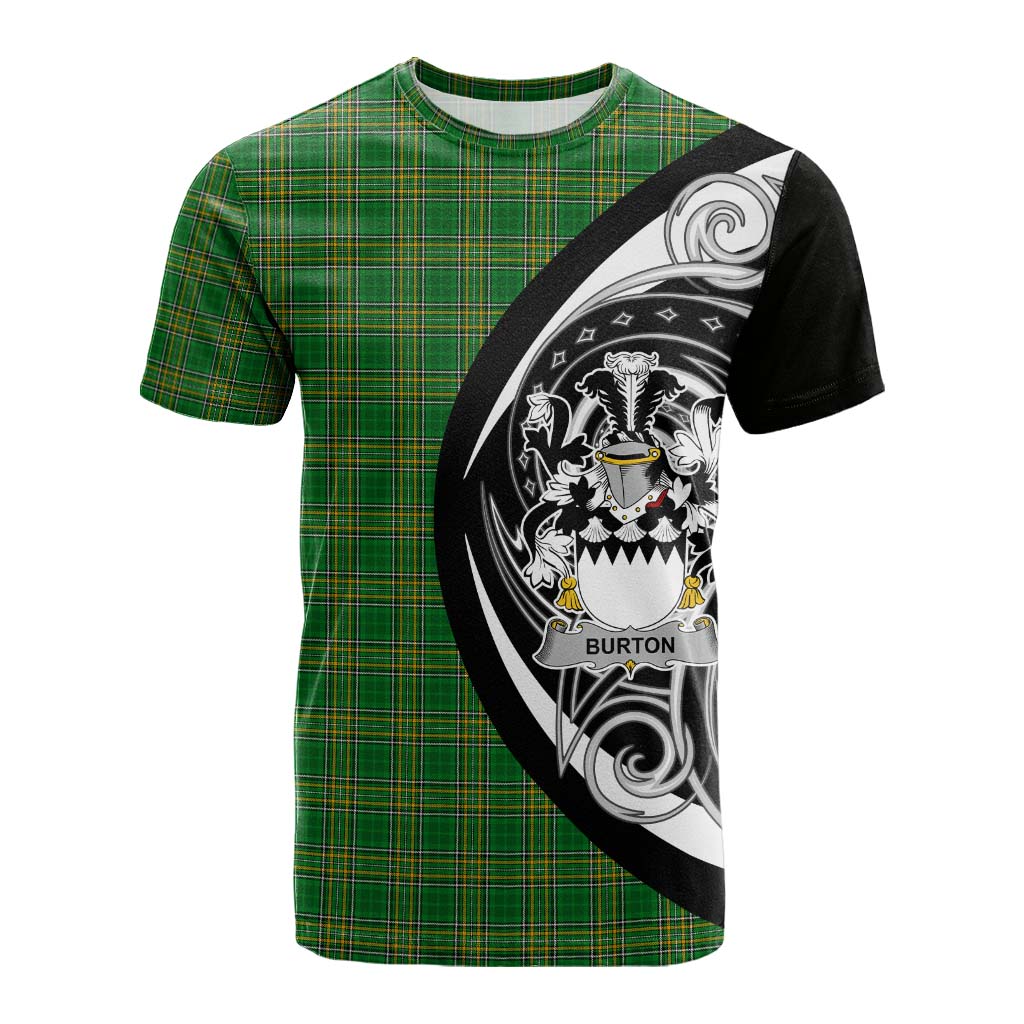 Burton Irish Clan Cotton T-shirt Celtic Circle Style Kid's Shirt - Tartan Vibes Clothing