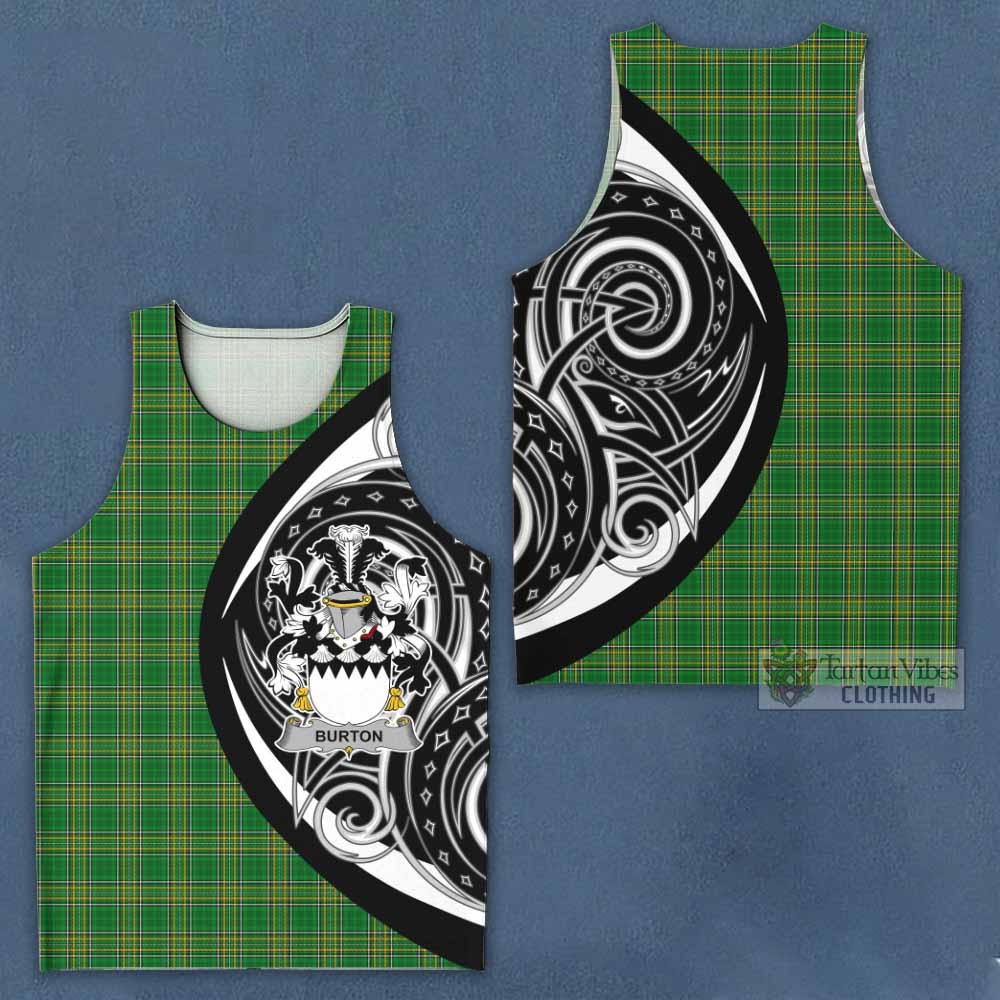 Burton Irish Clan Men's Tank Top Celtic Circle Style - Tartan Vibes Clothing