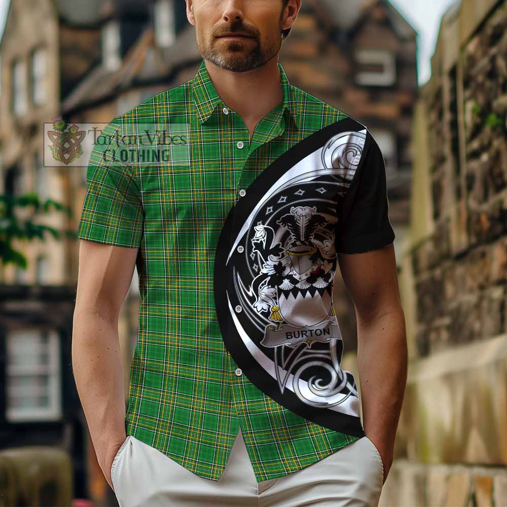 Burton Irish Clan Hawaiian Shirt Celtic Circle Style - Tartan Vibes Clothing