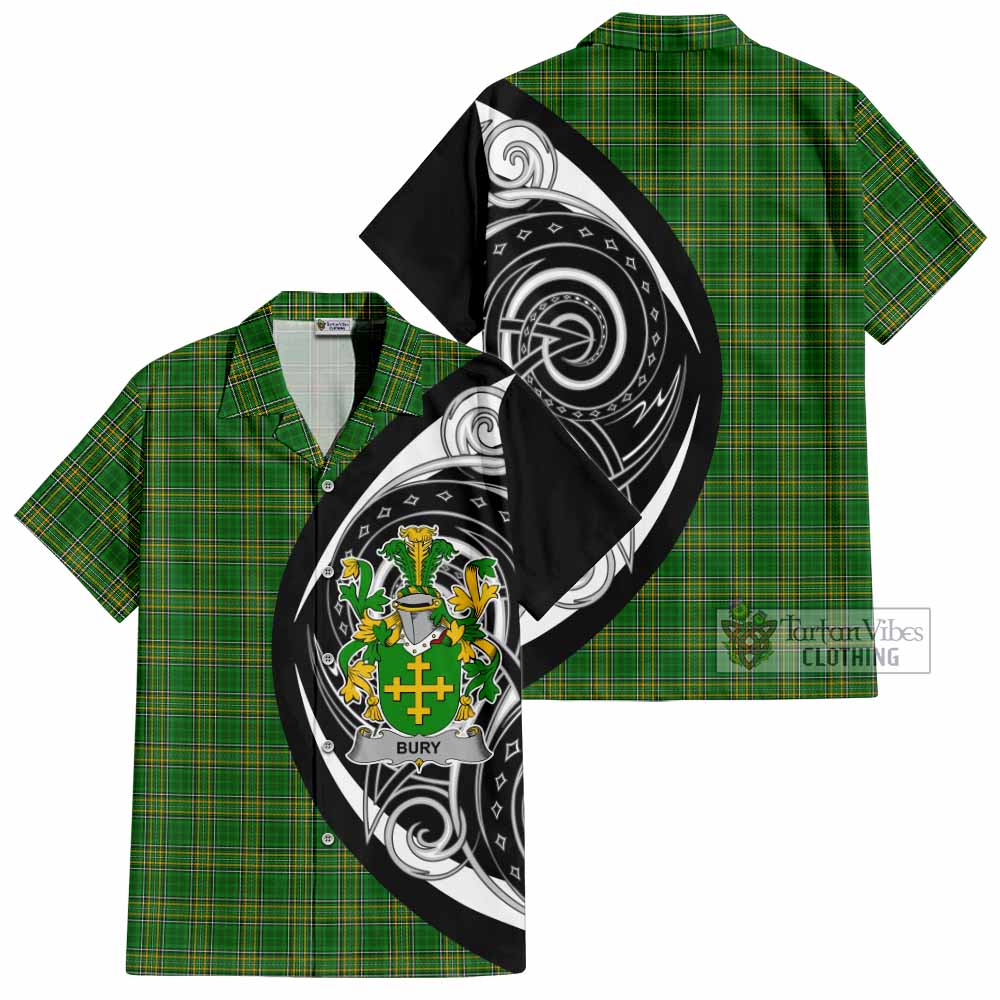 Bury Irish Clan Hawaiian Shirt Celtic Circle Style - Tartan Vibes Clothing