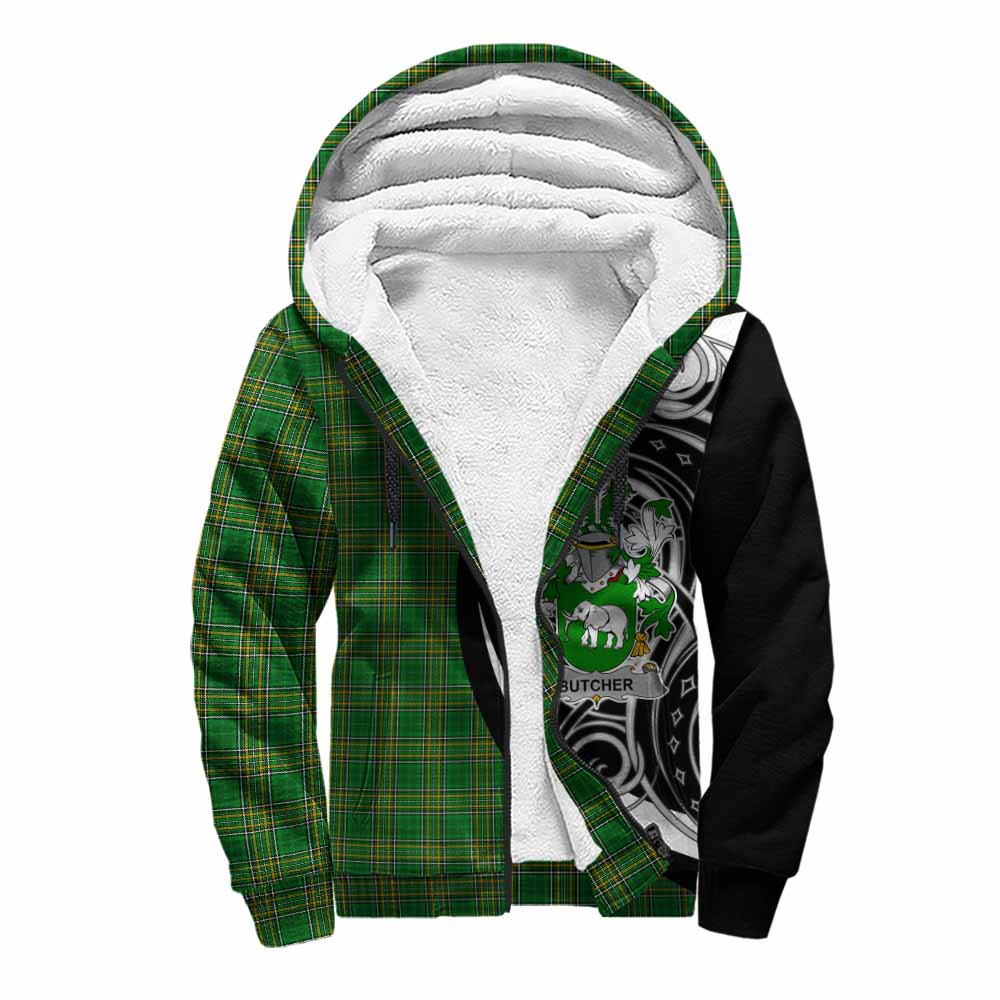 Butcher Irish Clan Sherpa Hoodie Celtic Circle Style Unisex S - Tartan Vibes Clothing