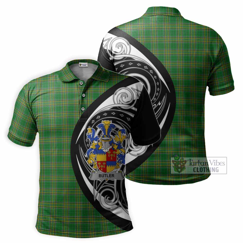 Butler Irish Clan Polo Shirt Celtic Circle Style - Tartan Vibes Clothing